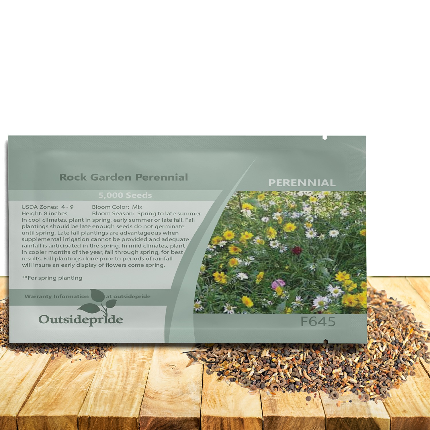 10000 Seeds Rock Garden Perennial Wild Flower Seed Mix