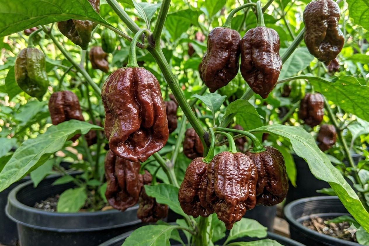 10 Newly Harvested Fresh Super-Hot Douglah Premium Pepper Seeds-A 27
