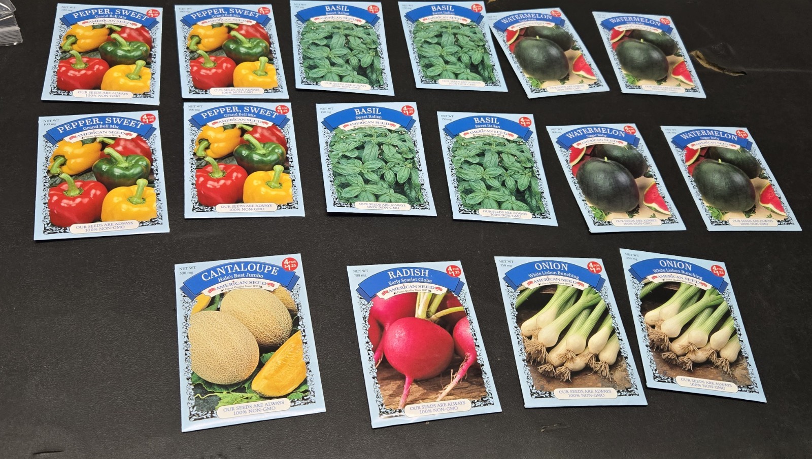 Mixed 16 Packs Vegetables Seeds (7)