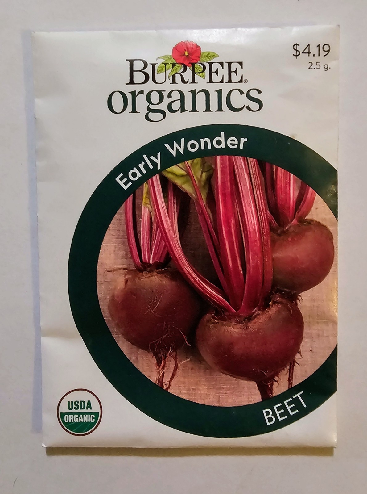 Burpee Organics Vegetable Seeds -Discounted!