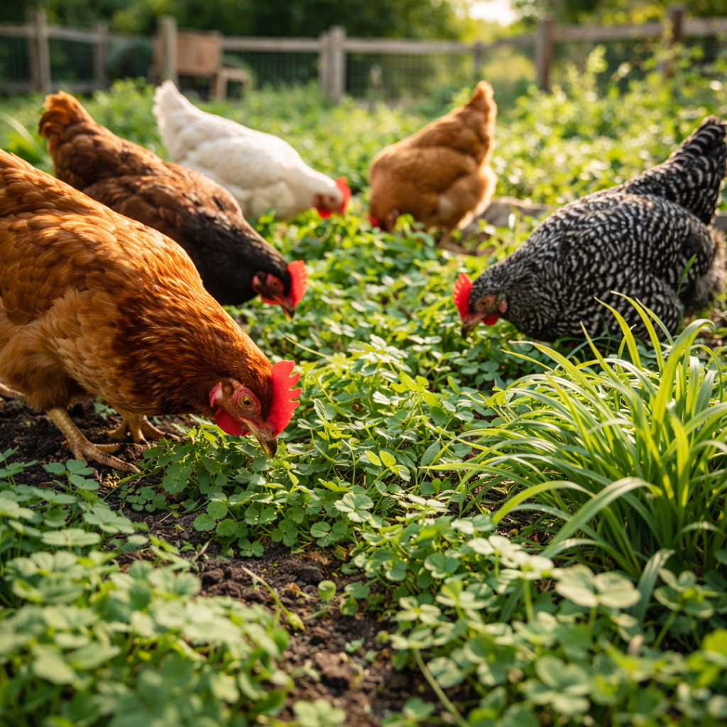 Chicken Forage Blend Seeds – Backyard Chicken Feed Mix, Poultry Forage Seed 1 oz