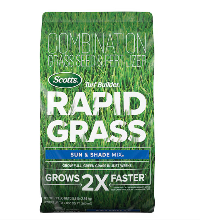 Scotts Turf Builder Rapid Grass Sun Shade 5.6-lb Mixture/Blend Grass Seed