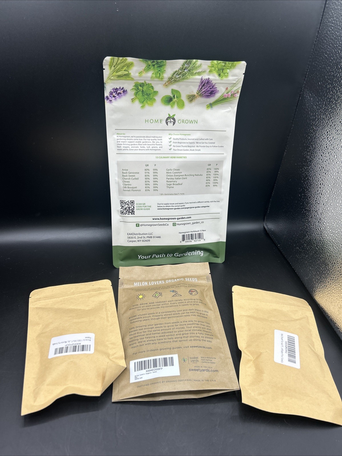 Lot Of Vegetable, Fruit, Herb Seed Packets Packs Non GMO Organic Random Mix Tree
