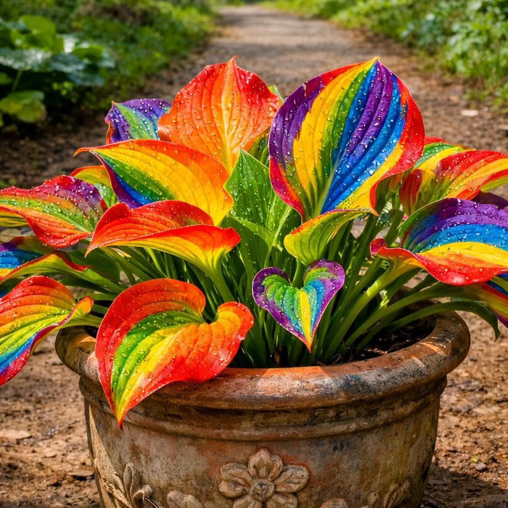 200+ Hosta Seeds – Premium Plantain Lily Perennial Seeds for Shady Garden Landsc