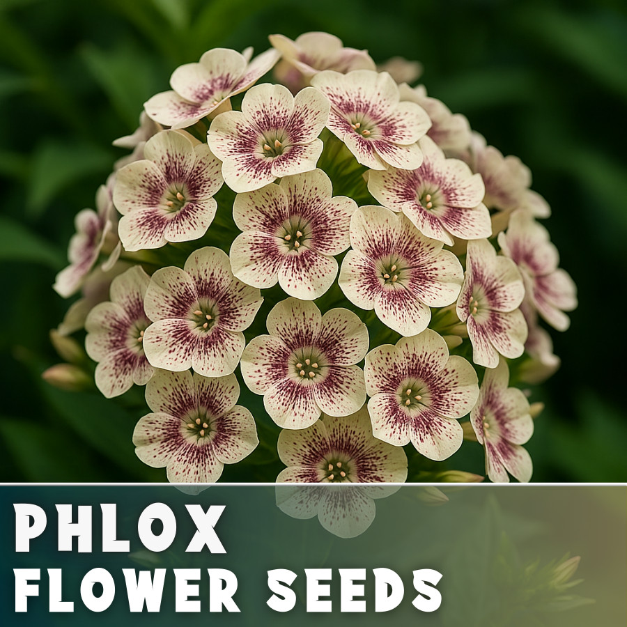 Phlox Seeds – 125 Seeds – Magnolia – Garden Bloom Annual Flower Seeds