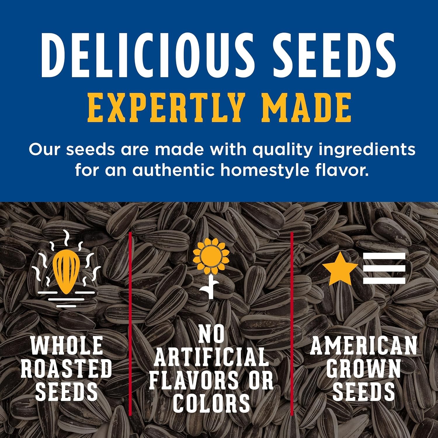 DAVID Sunflower Seeds Original Flavor 14.5oz Pack of 12