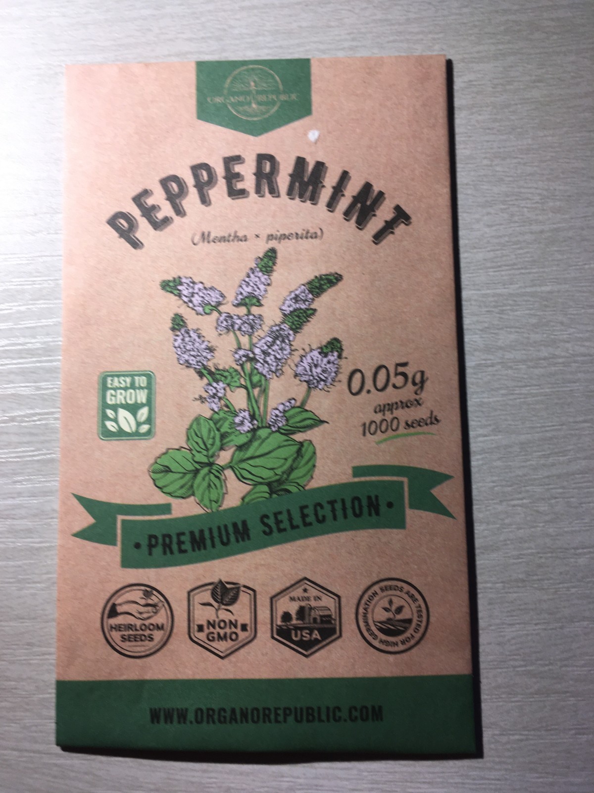 Peppermint Seeds – Organo Republic
