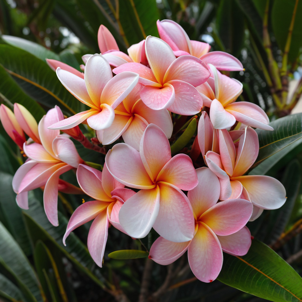 5 Pale Pink Plumeria Seeds Plants Flower Hawaiian Flowers Perennial Seed