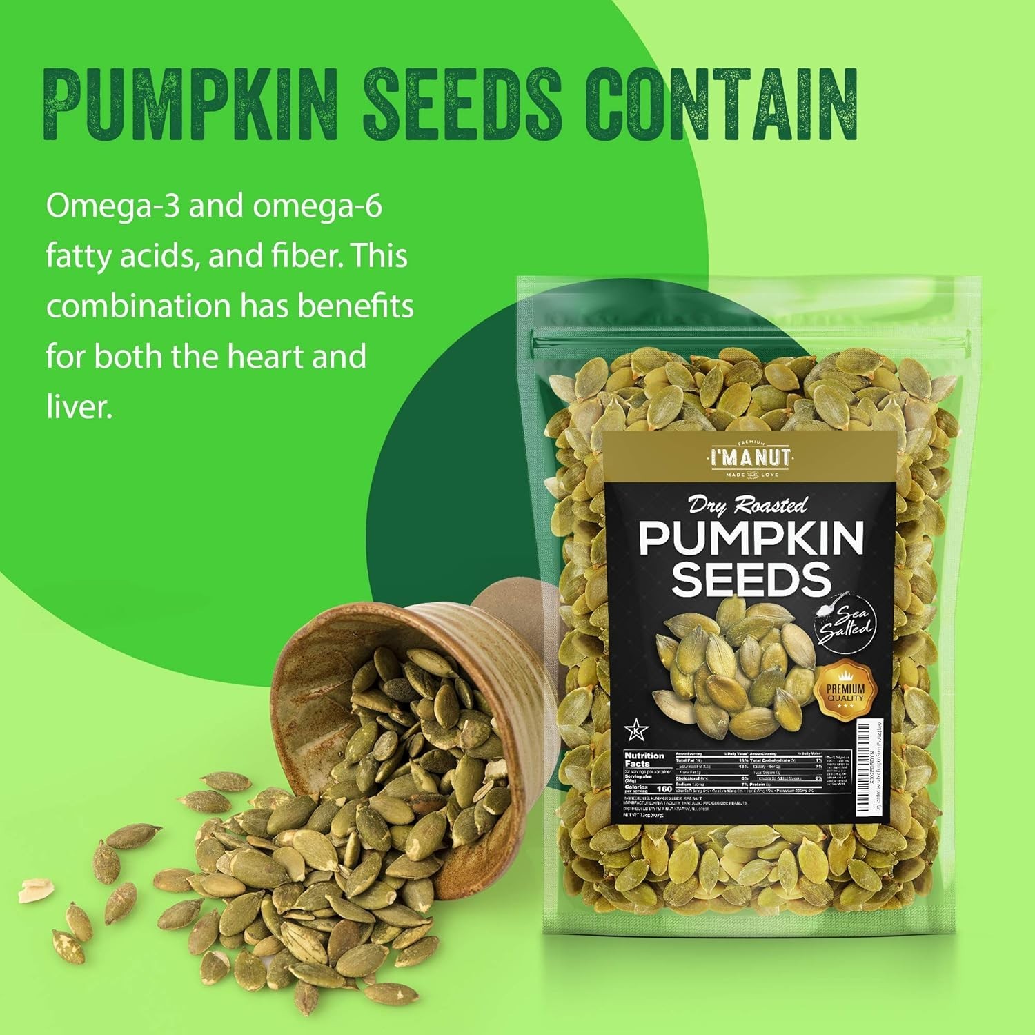 Oven Toasted Pumpkin Seeds – Gluten & Peanut Free, & Keto Friendly