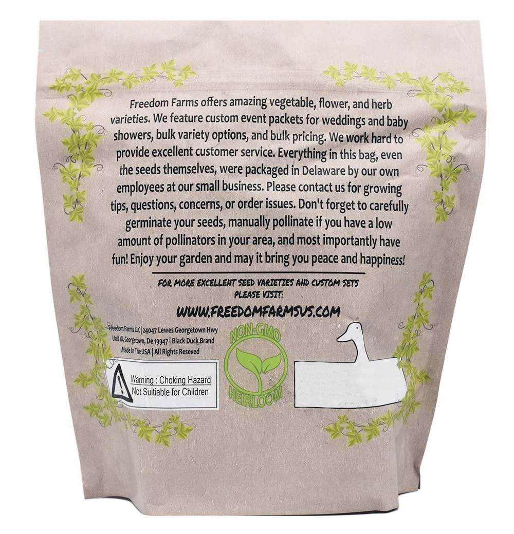 Set of 43 Assorted Vegetable & Herb Seed Packets – Over 10,000 Seeds! – Green