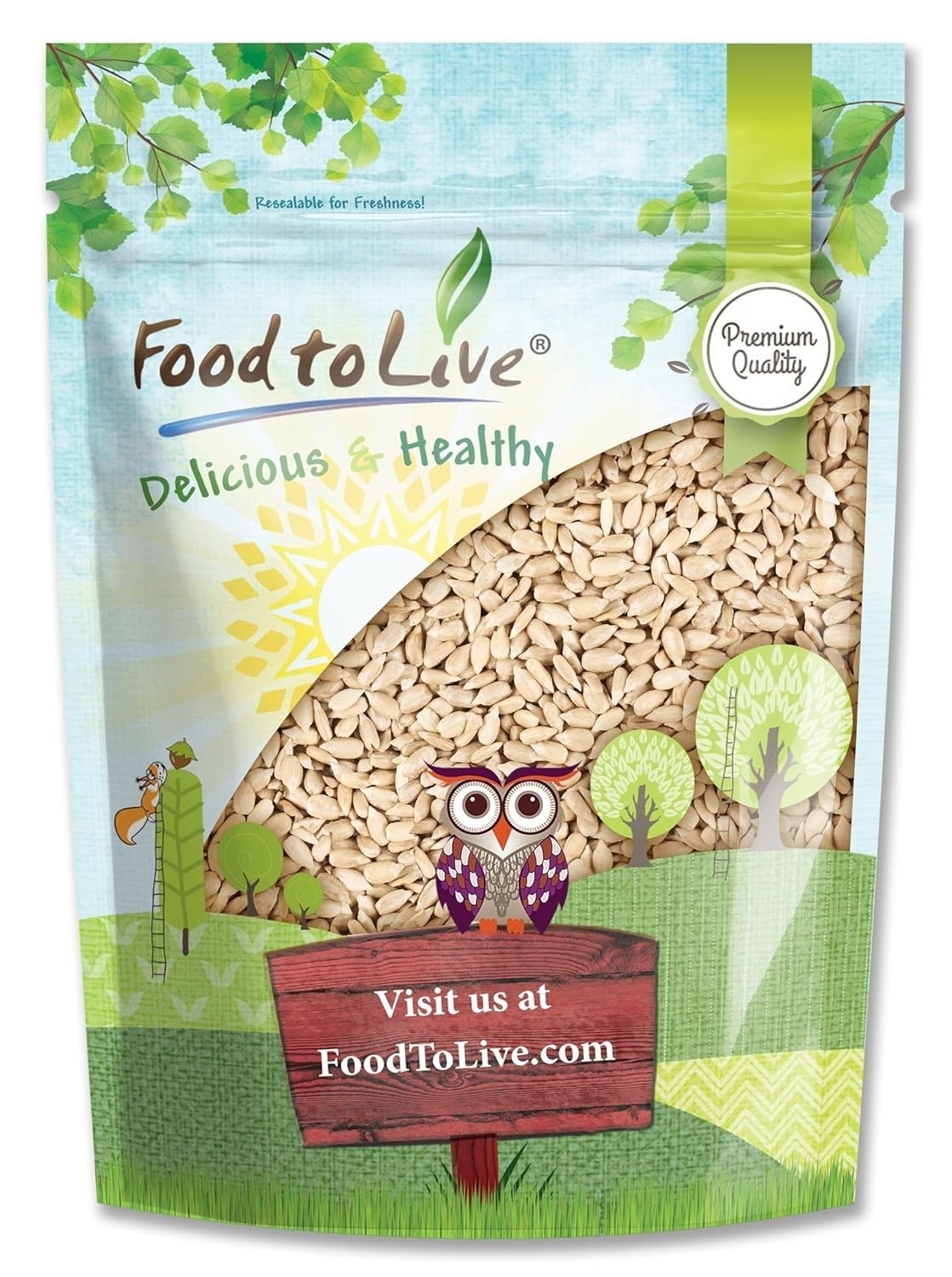 4lb Resealable Sunflower Seeds – Raw, Kosher, Non-GMO, Perfect for Health Lovers
