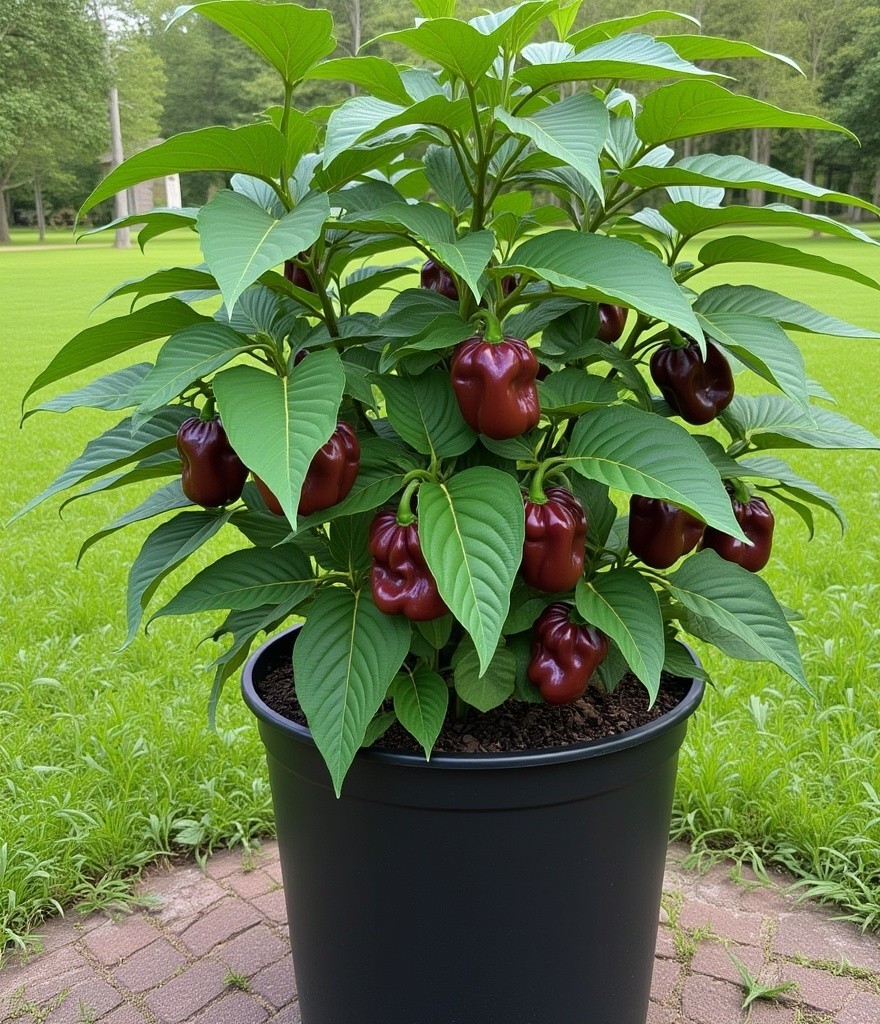 20 Fresh Caribbean Chocolate Habanero Premium Pepper Seeds-A 19