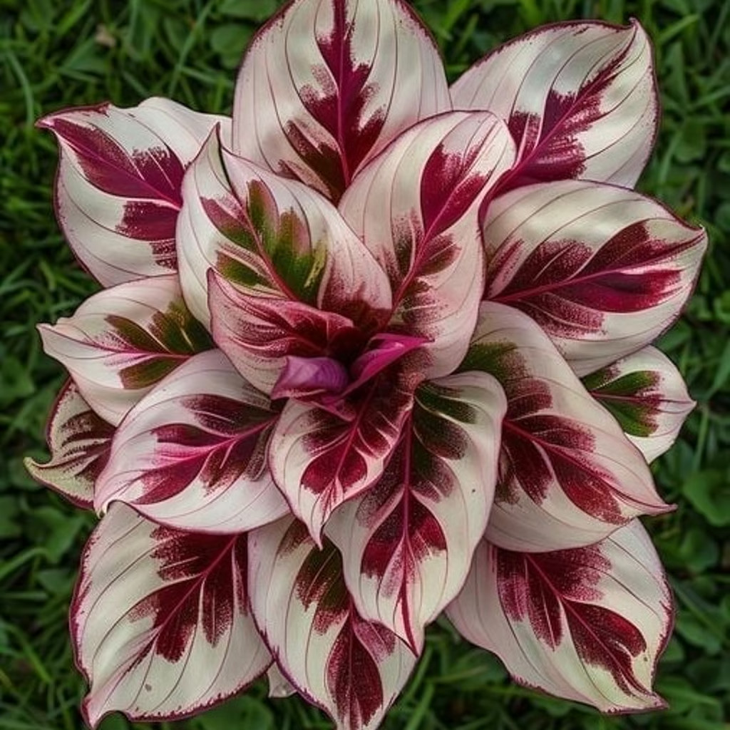25+ Burning Crimson Calathea Seeds for Garden Planting – USA – FREE SHIPPING!