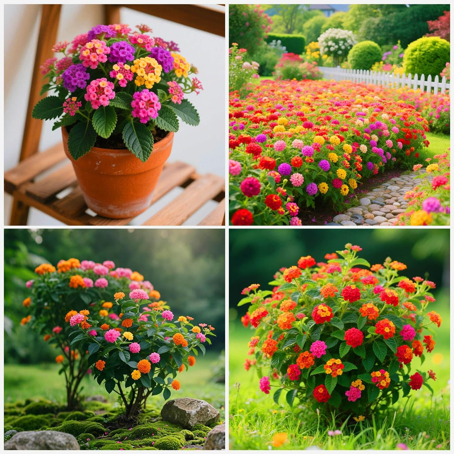 900+ Lantana Flower Seeds – Mixed Colors | Heat & Drought-Tolerant, Easy to Grow