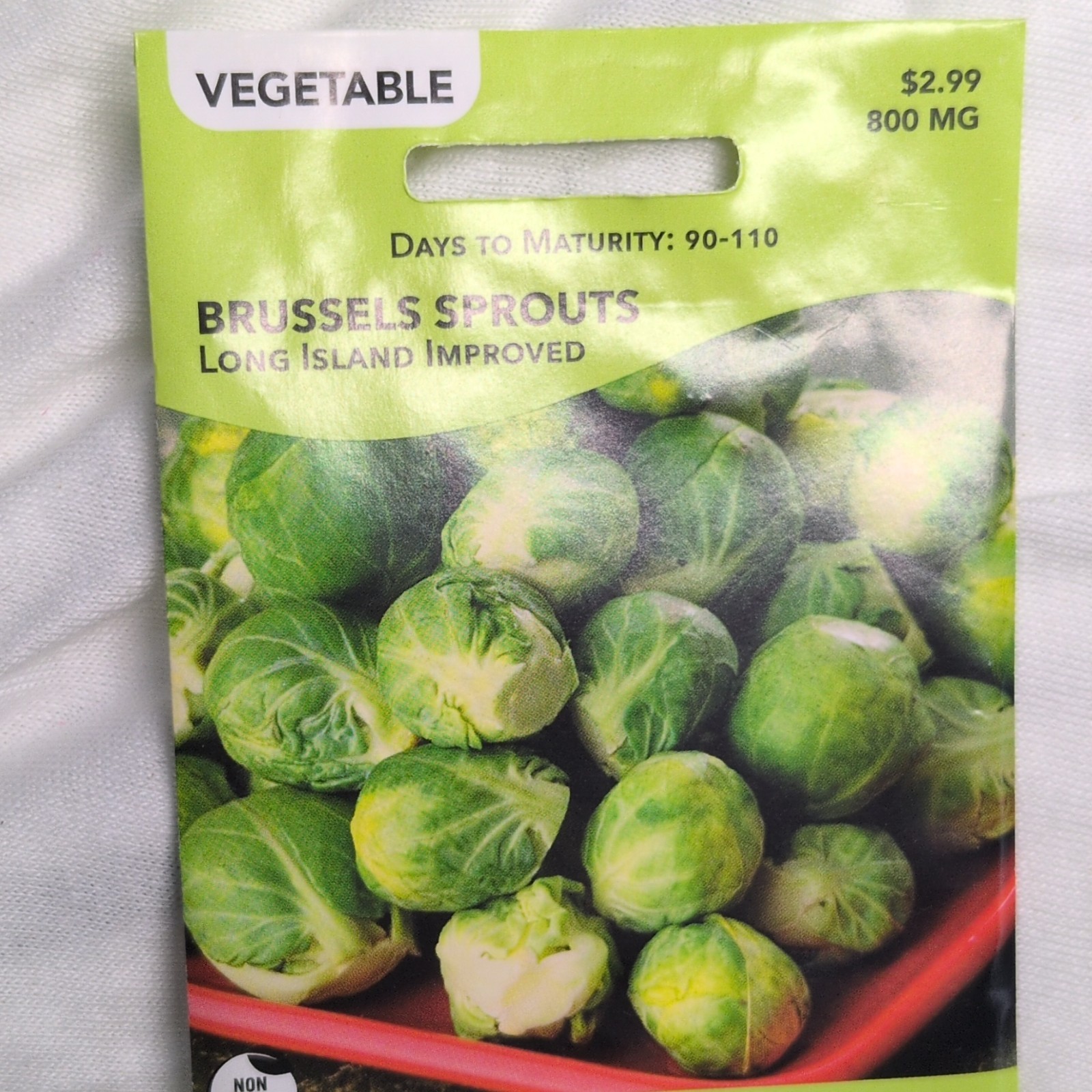 Livingston Brussels Sprouts Long Island Improved Non-GMO Biennial Full Sun Y4140