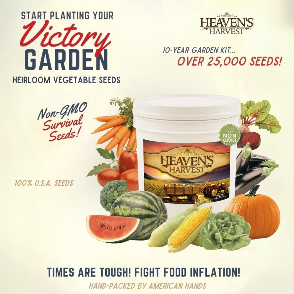 Heaven’S Harvest – 10 Year Survival or Homestead Garden | 25K+ Heirloom Veget…