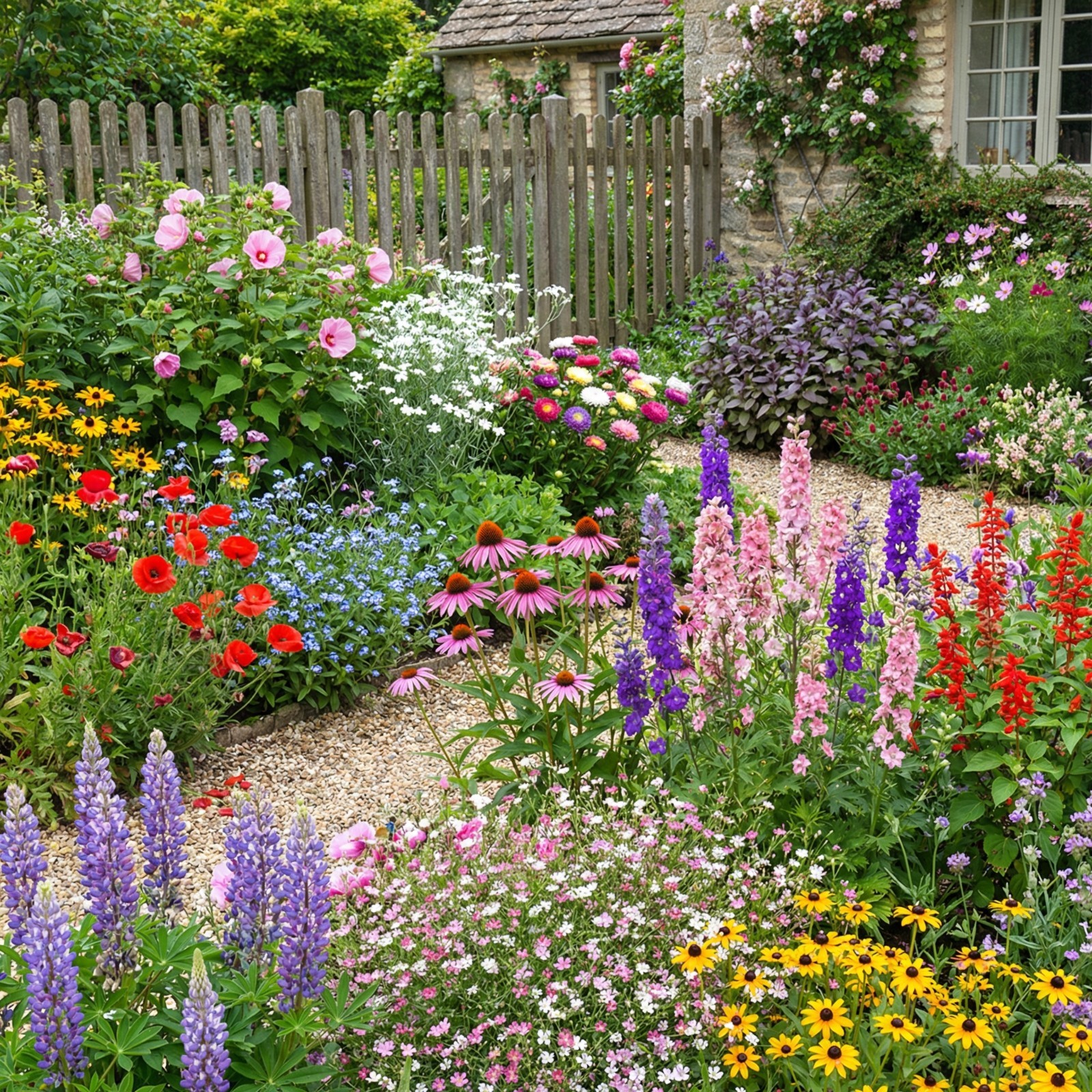 Wildflower Mix BUTTERFLY & HUMMINGBIRD Heirloom Flowers USA Non-GMO 1000+ Seeds!