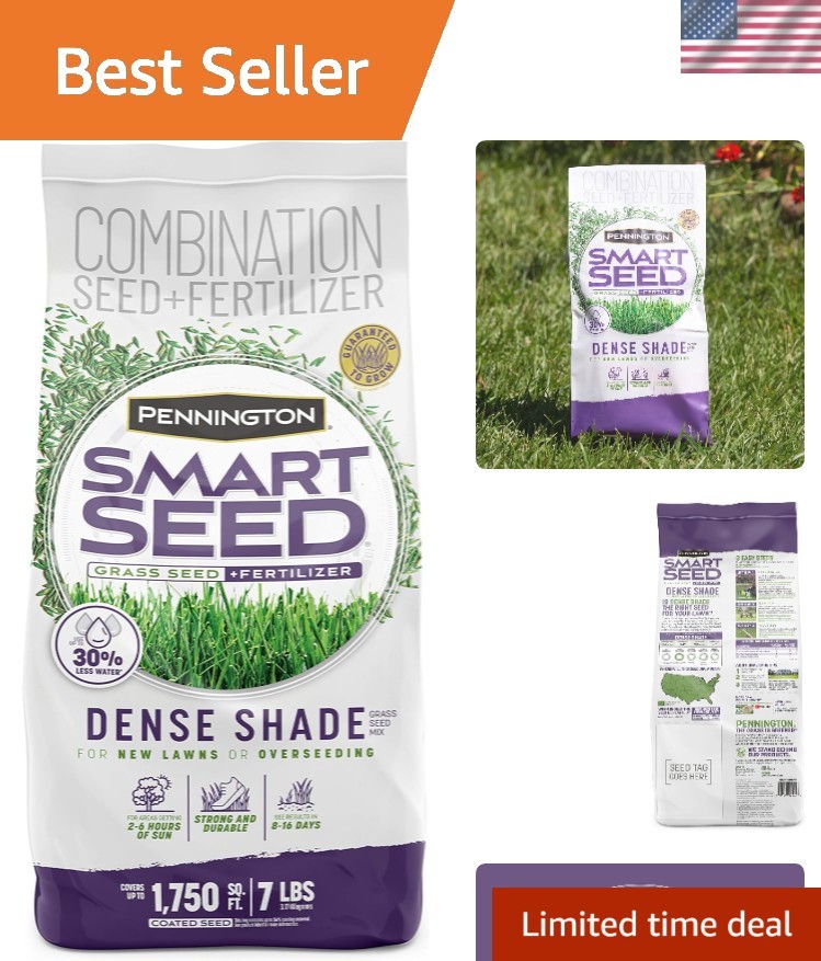 Transform Shady Areas with 7 lb Pennington Smart Seed Grass Mix – Quick Results