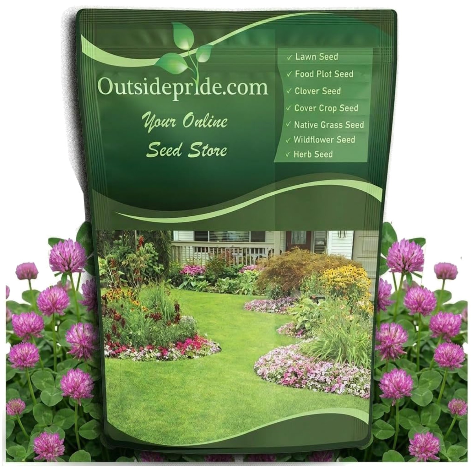 Attracts Pollinators Red Clover Seeds – 10 lbs. for Wildlife