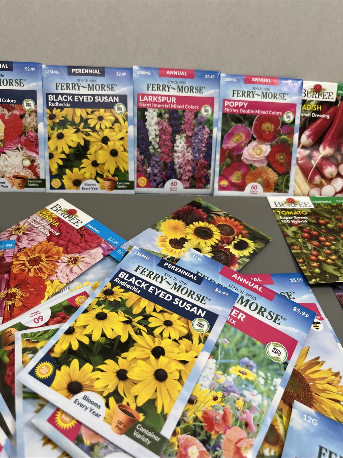 Flowers &Vegetable Plant Seeds (Assorted Lot of 100) sell by 11/26 Garden