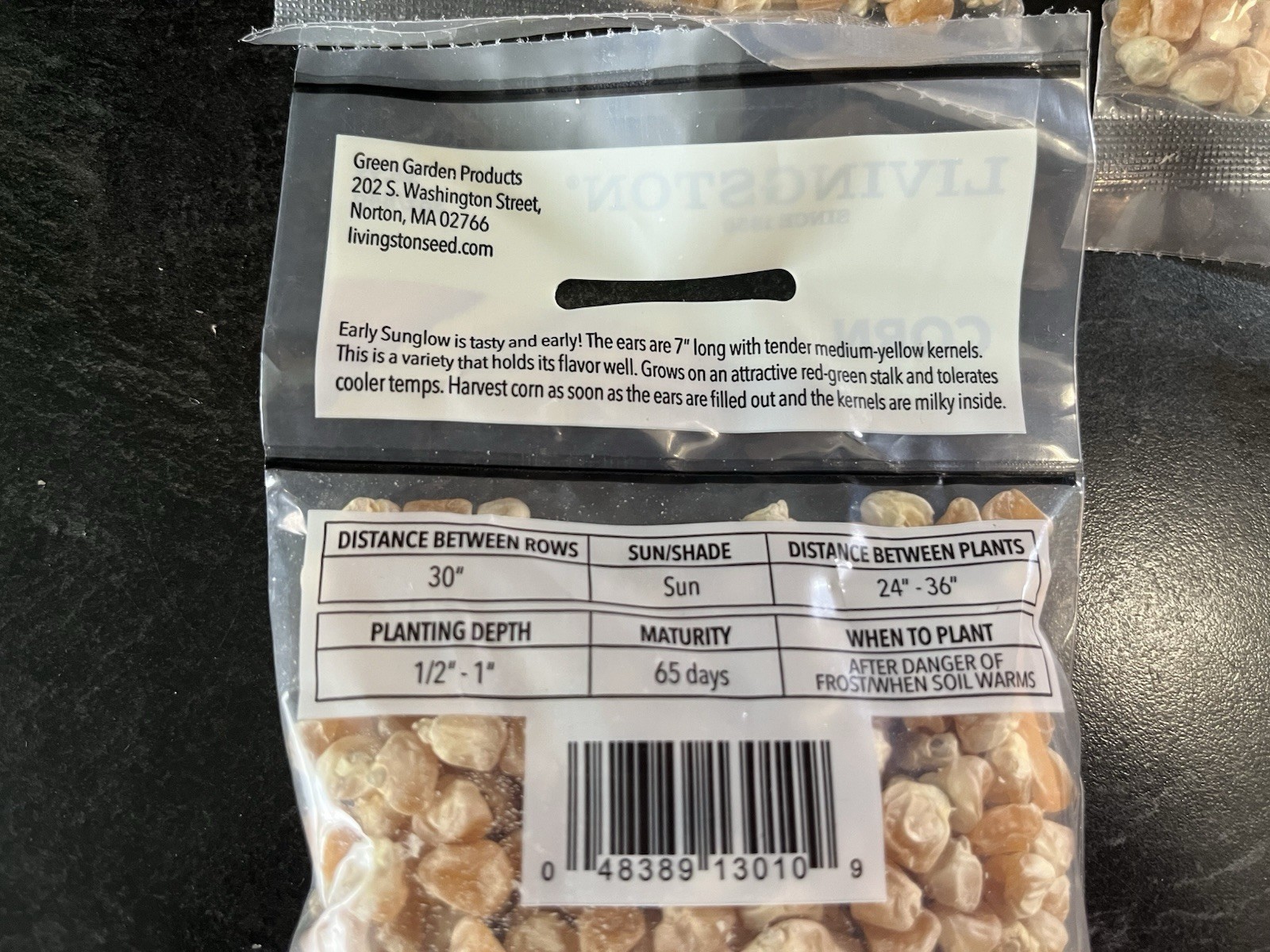 5 Bags Livingston Yellow HYBRID Early Sunglow , 3 Oz. Bag
