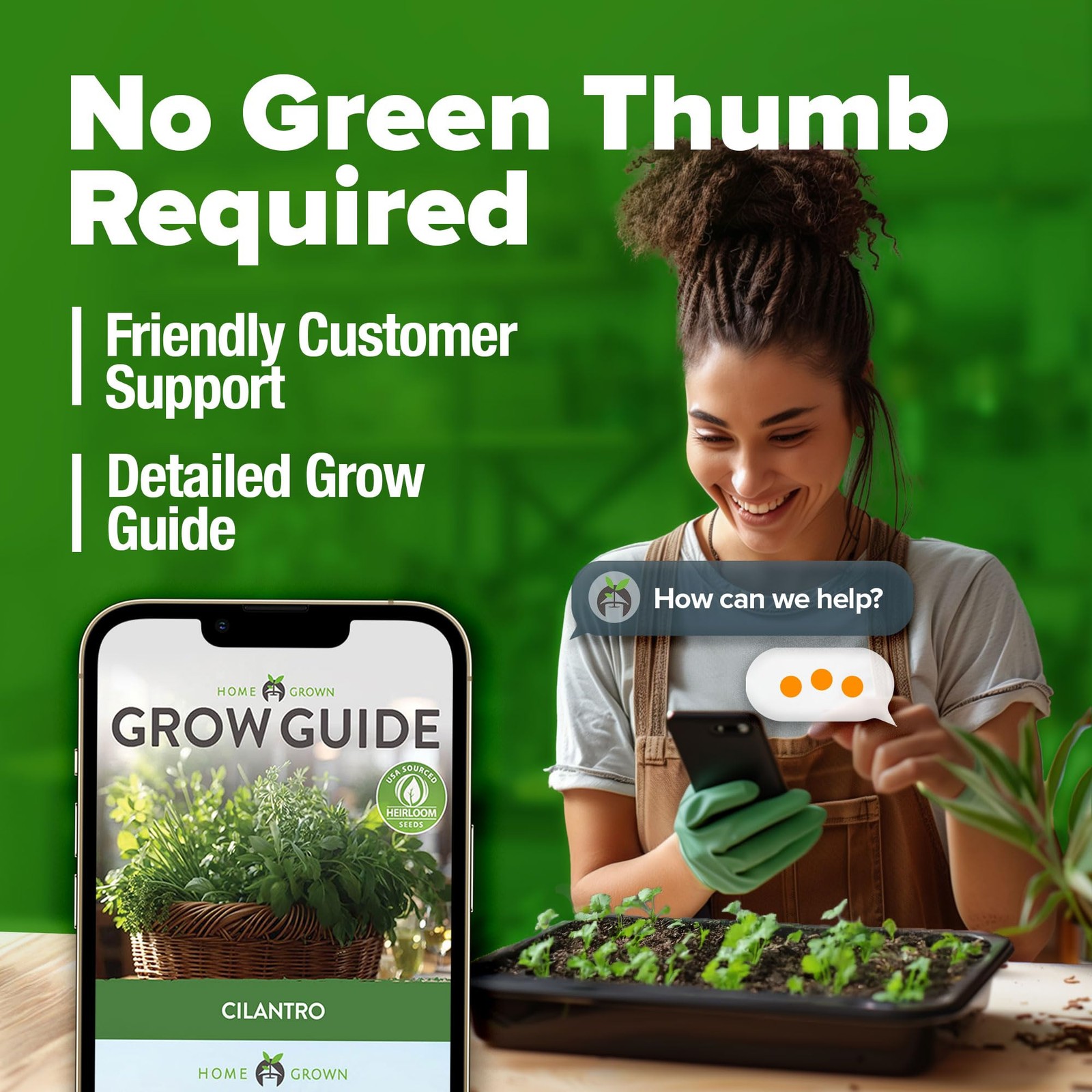 HOME GROWN Non GMO 500+ Cilantro Seeds for Planting Indoors or Outdoors Heir…