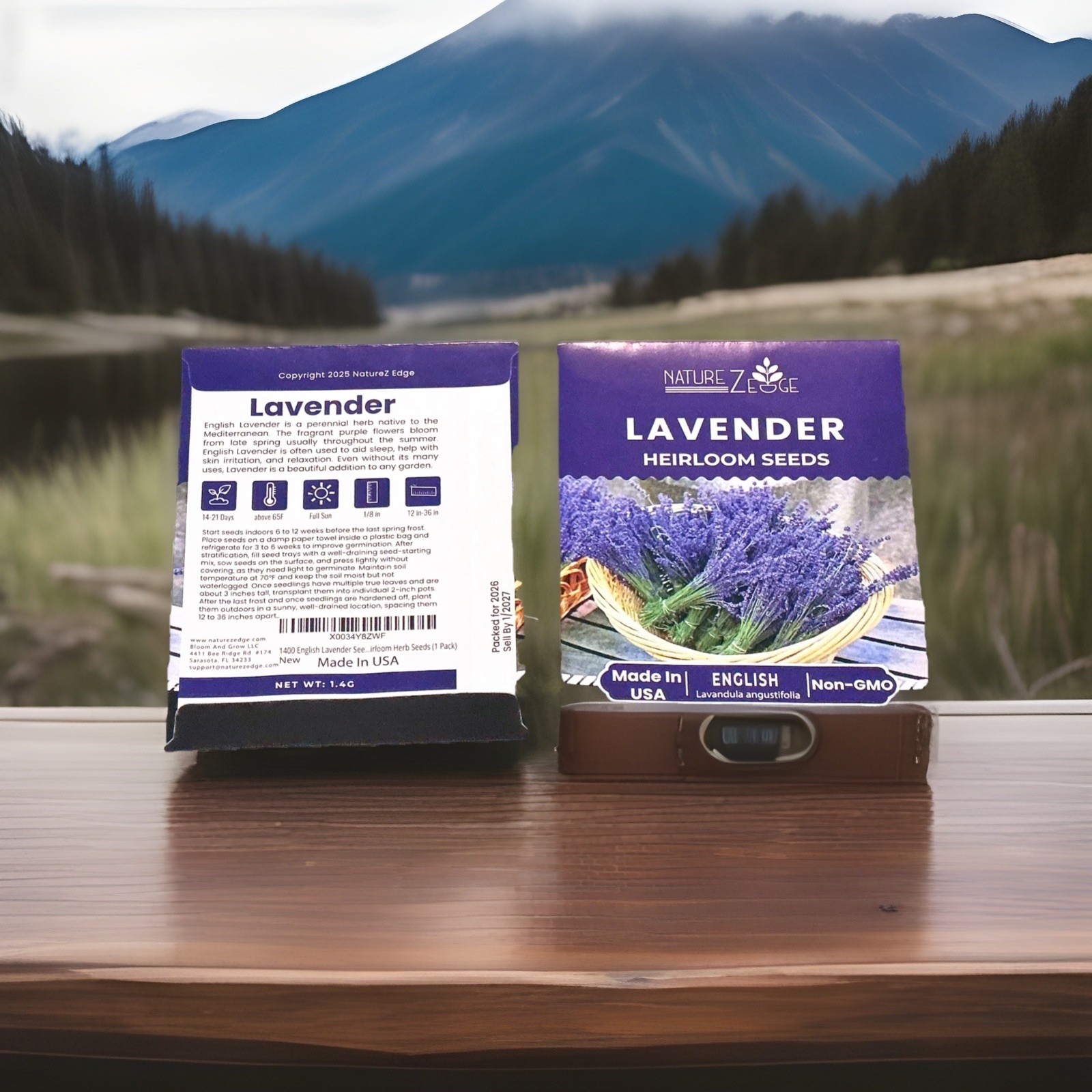 NatureZ Edge 1500 English Lavender Seeds for Planting Outdoors or Indoors