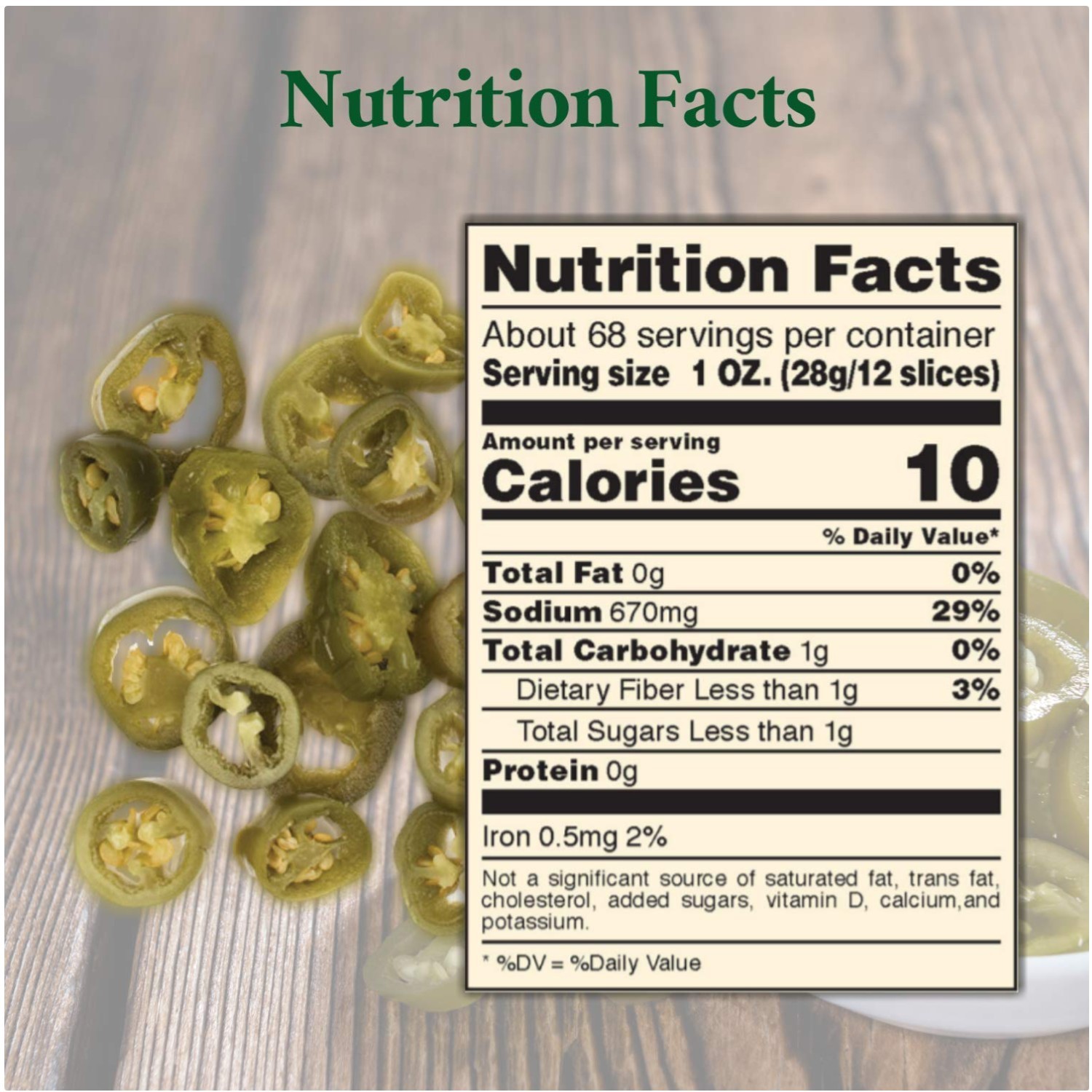 Spicy Jalapeno Peppers in Vinegar, Pack of 2