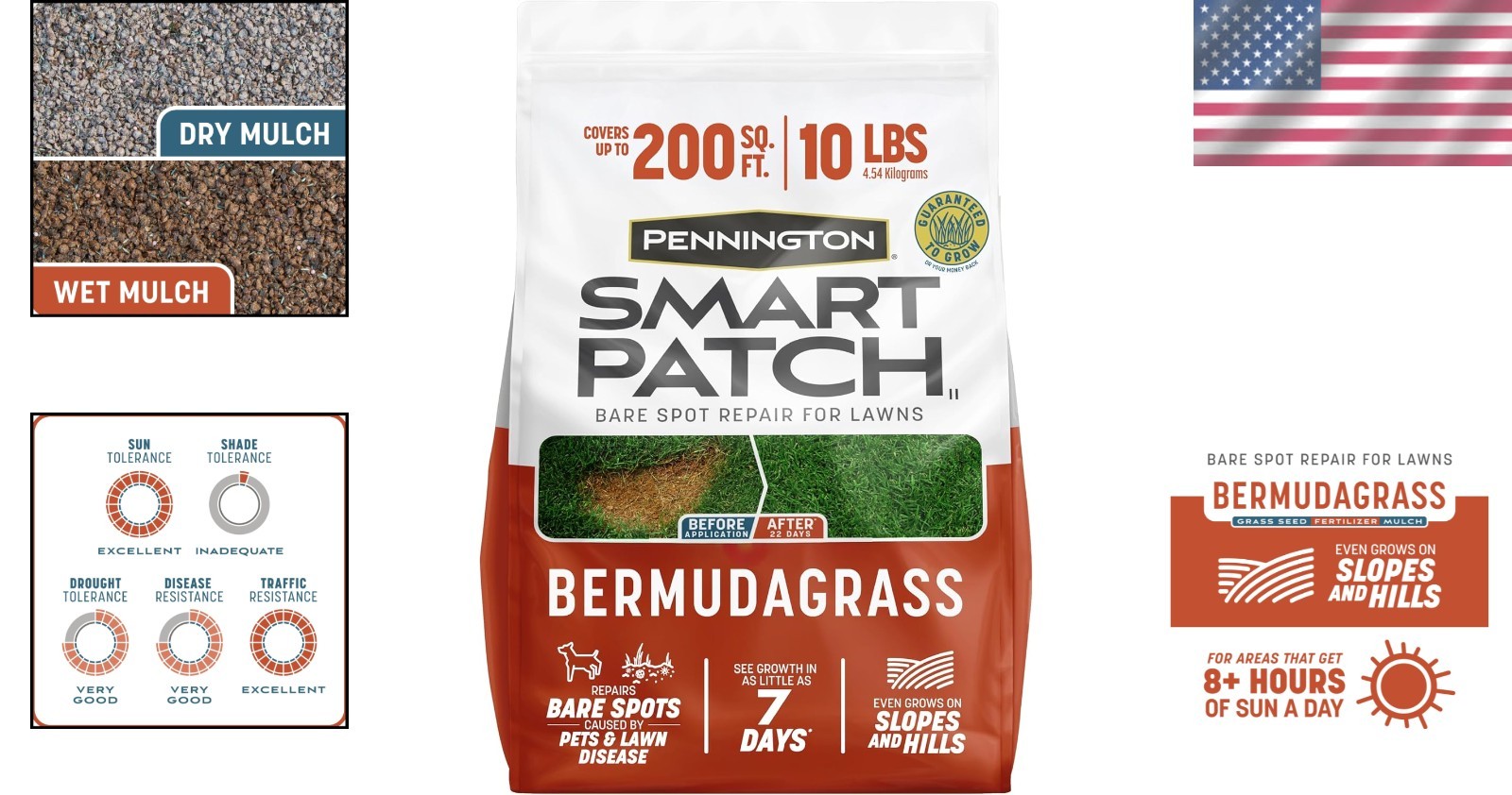 Smart Patch Bermuda Grass Seed – 10 lb Bag