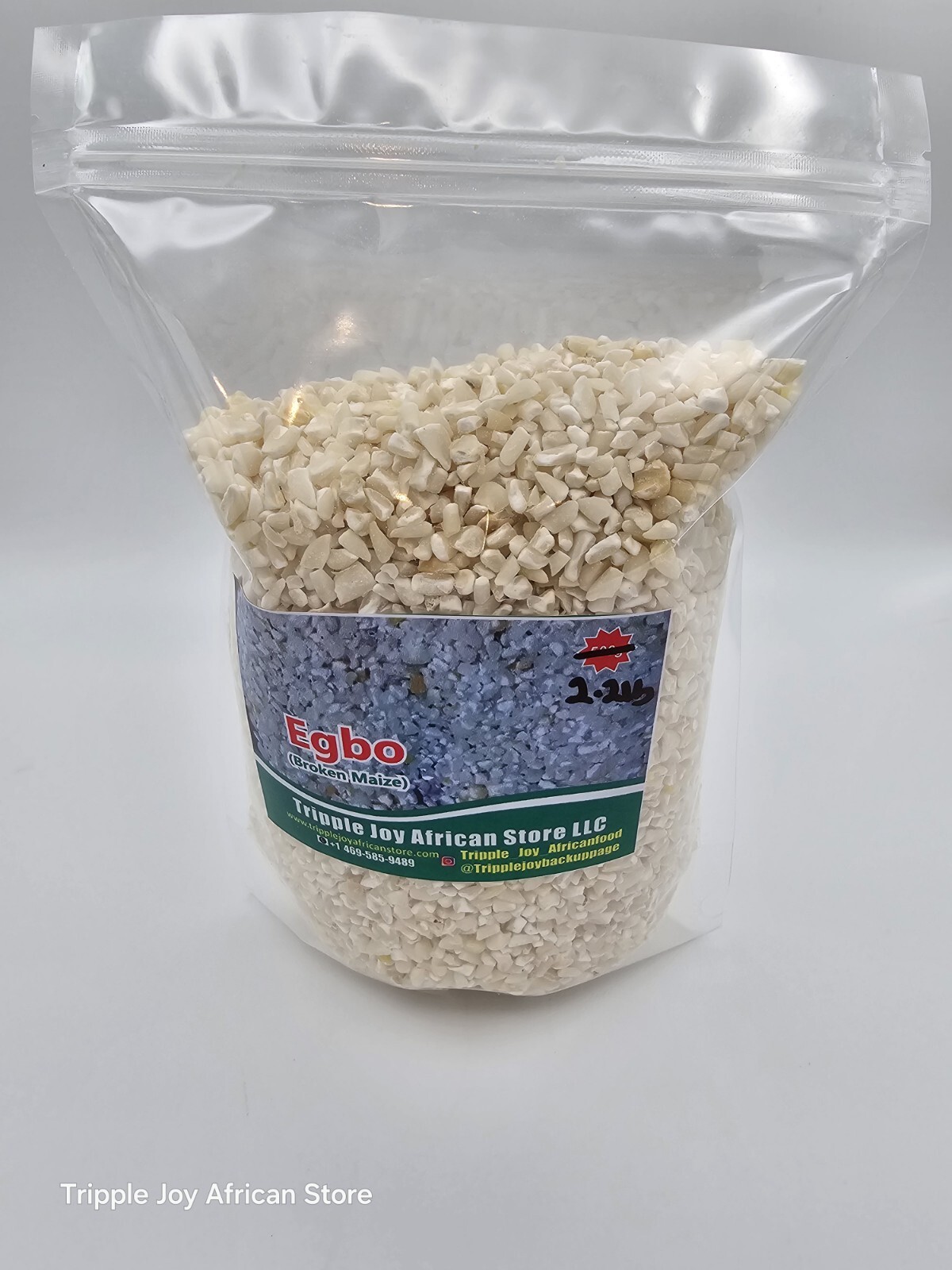 Peeled Broken Corn( Agbado Egbo) 2.2lb