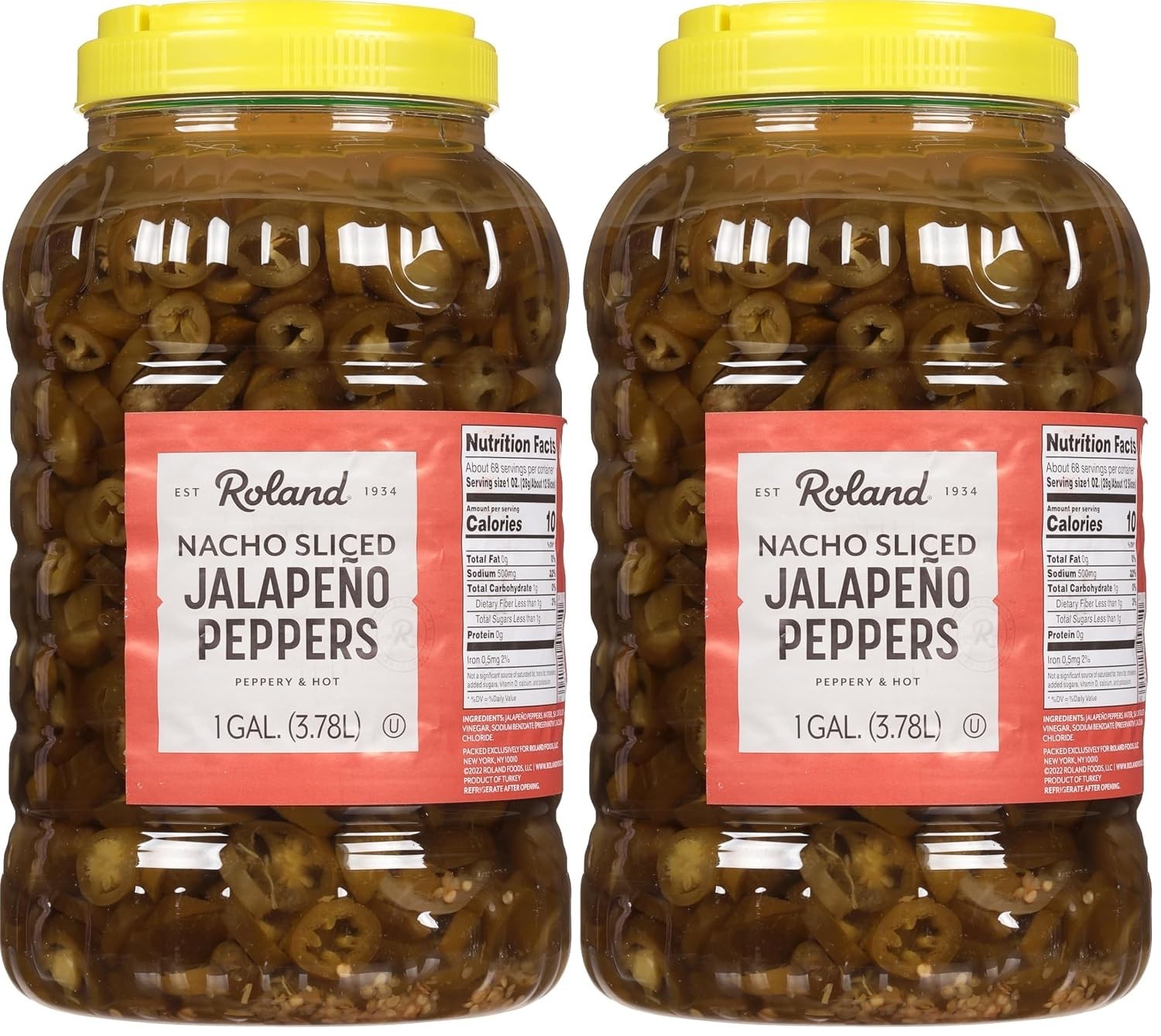 Spicy Jalapeno Peppers in Vinegar, Pack of 2