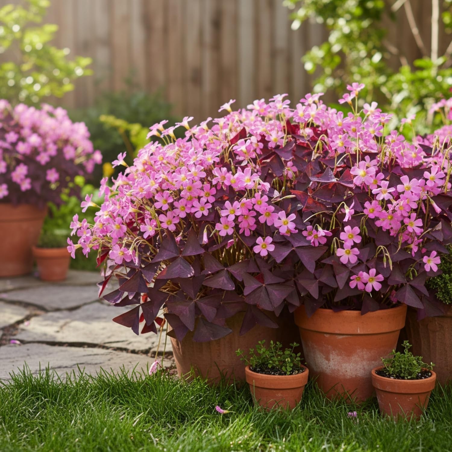 Pack of 24 Purple Shamrocks Bulbs, Oxalis Bulbs for Planting, Oxalis Triangul…
