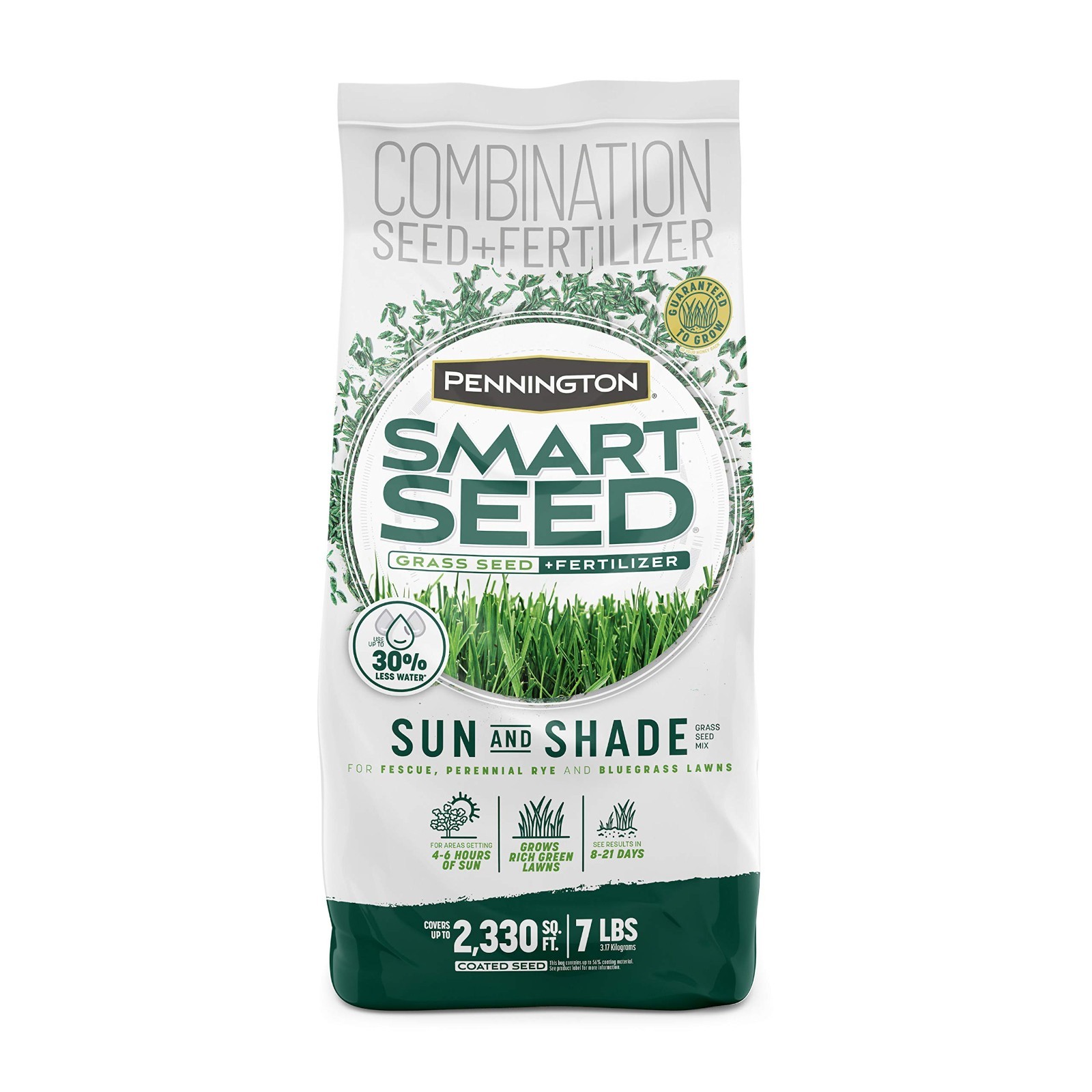 Sun & Shade Grass Seed Mix 7 lb – Fast-Growing, Drought-Resistant, Easy Care