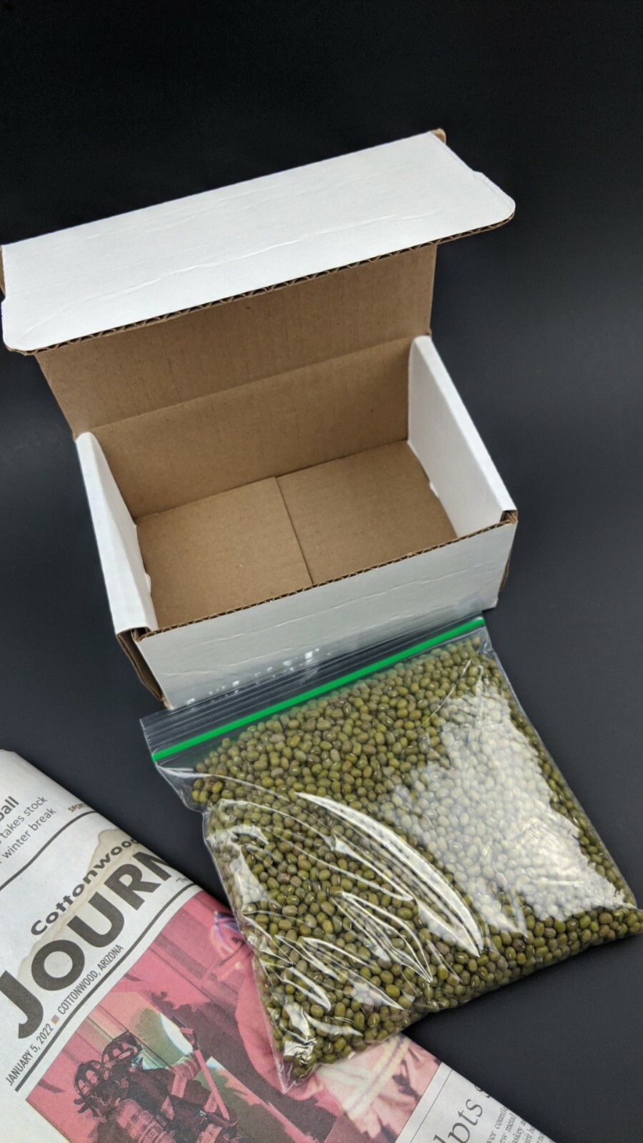 Mung Bean Seeds From Arizona (1lb with pack, 13.5 OZ Net) Mung Beans Organic