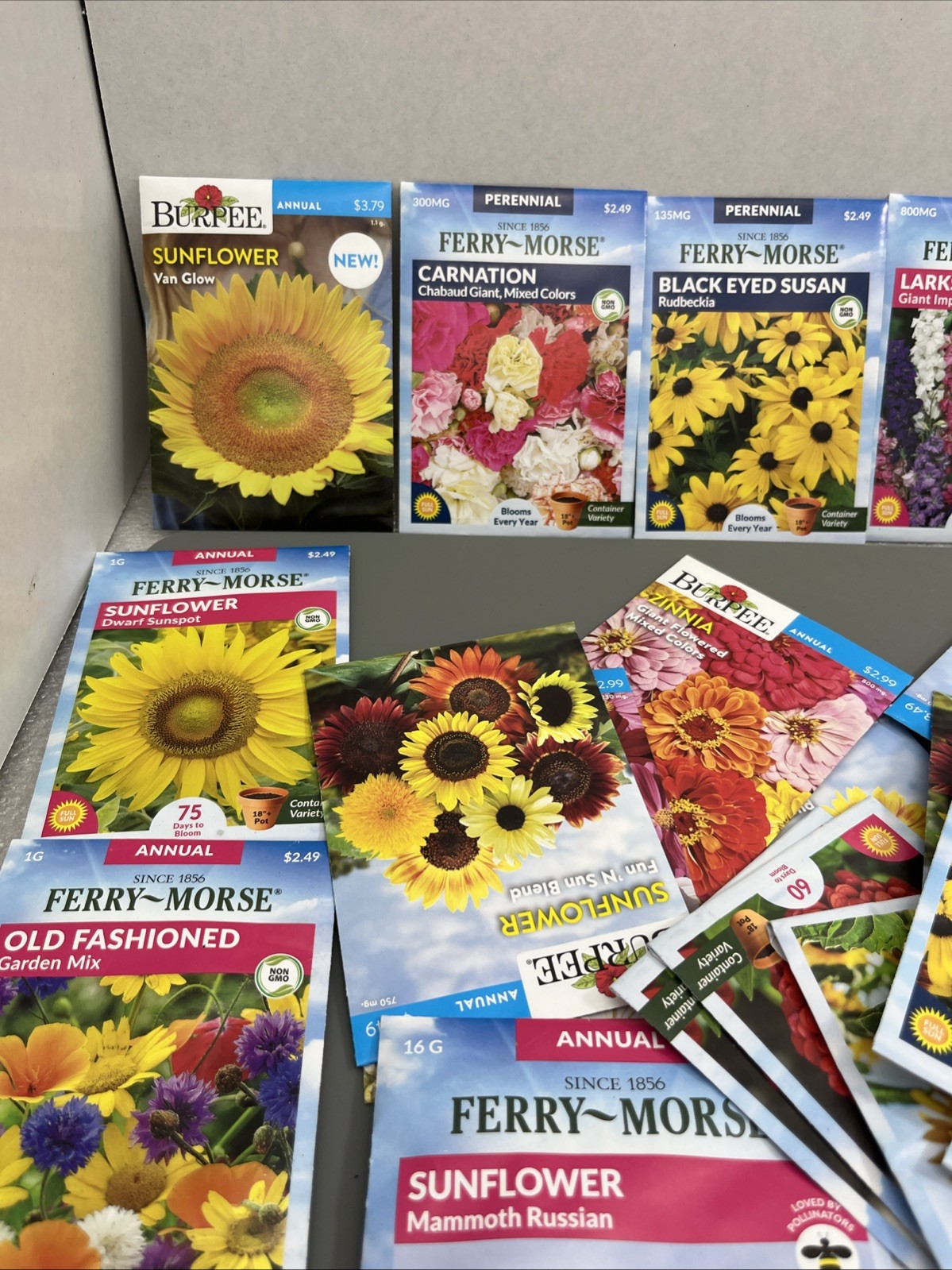 Flowers &Vegetable Plant Seeds (Assorted Lot of 100) sell by 11/26 Garden