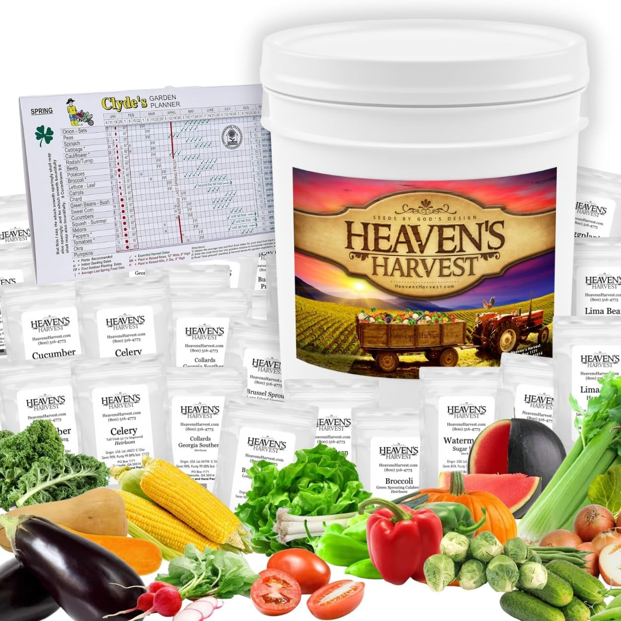 Heaven’S Harvest – 10 Year Survival or Homestead Garden | 25K+ Heirloom Veget…