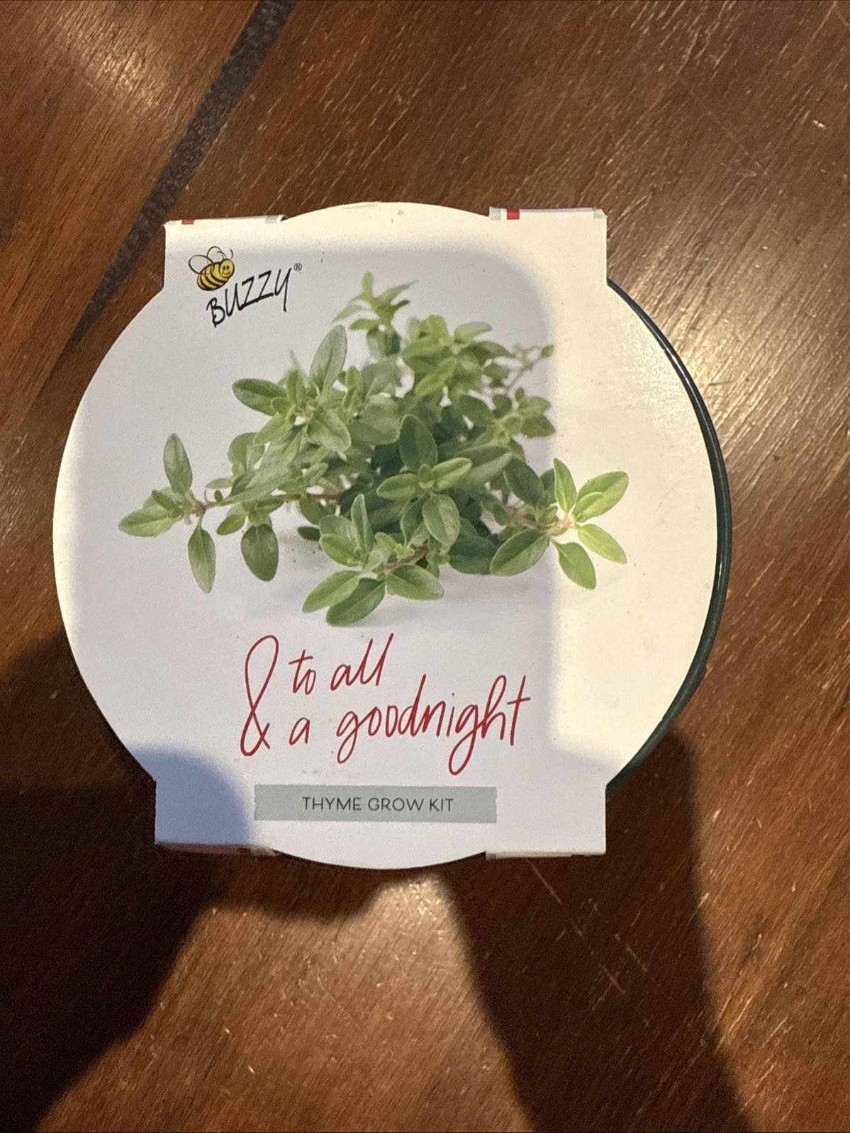 Thyme Complete Grow Kit metal Pot Seeds & Instructions