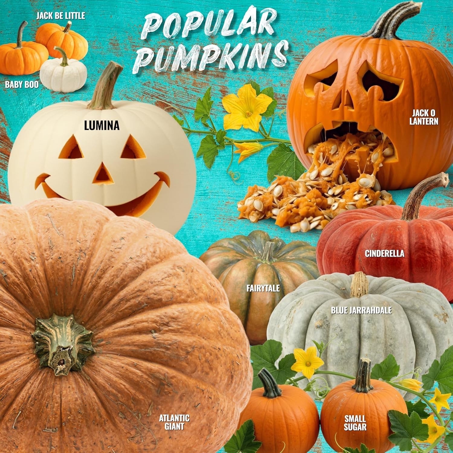 Plant 20 Heirloom Blue Jarrahdale Pumpkin Seeds – Non-GMO for Generous Harvests