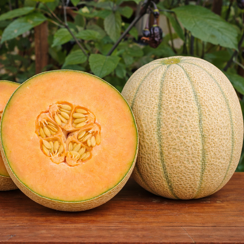 150 Hearts of Gold Cantaloupe Seeds Candy Sweet – Soft Texture – Tropical Aroma