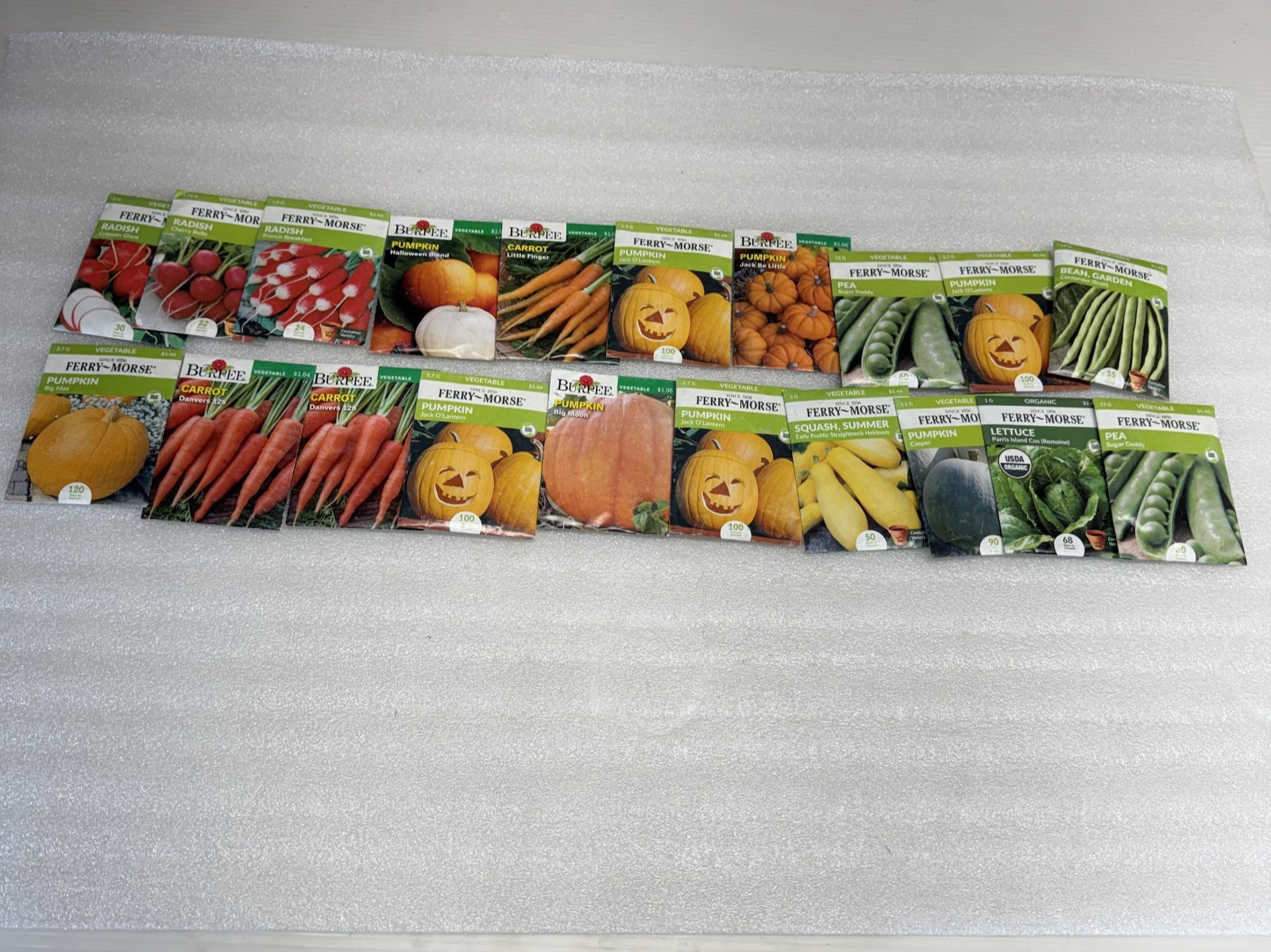 Lot Of 40 Mixed Variety Pack Garden Seeds Bundle – Dated 2025