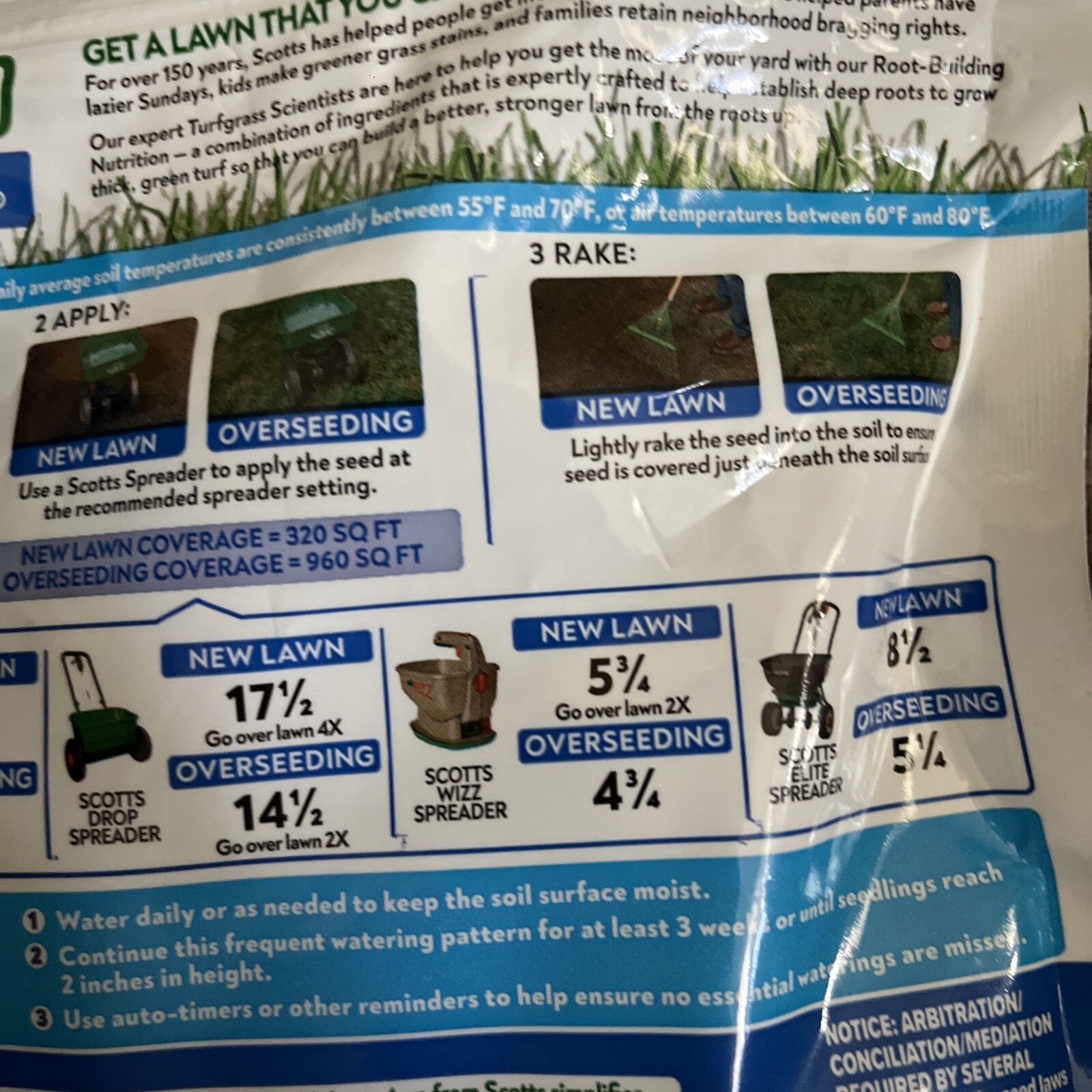 Scotts Turf Builder Grass Seed Sun & Shade Mix, Thrives Variety Lawn Root Build