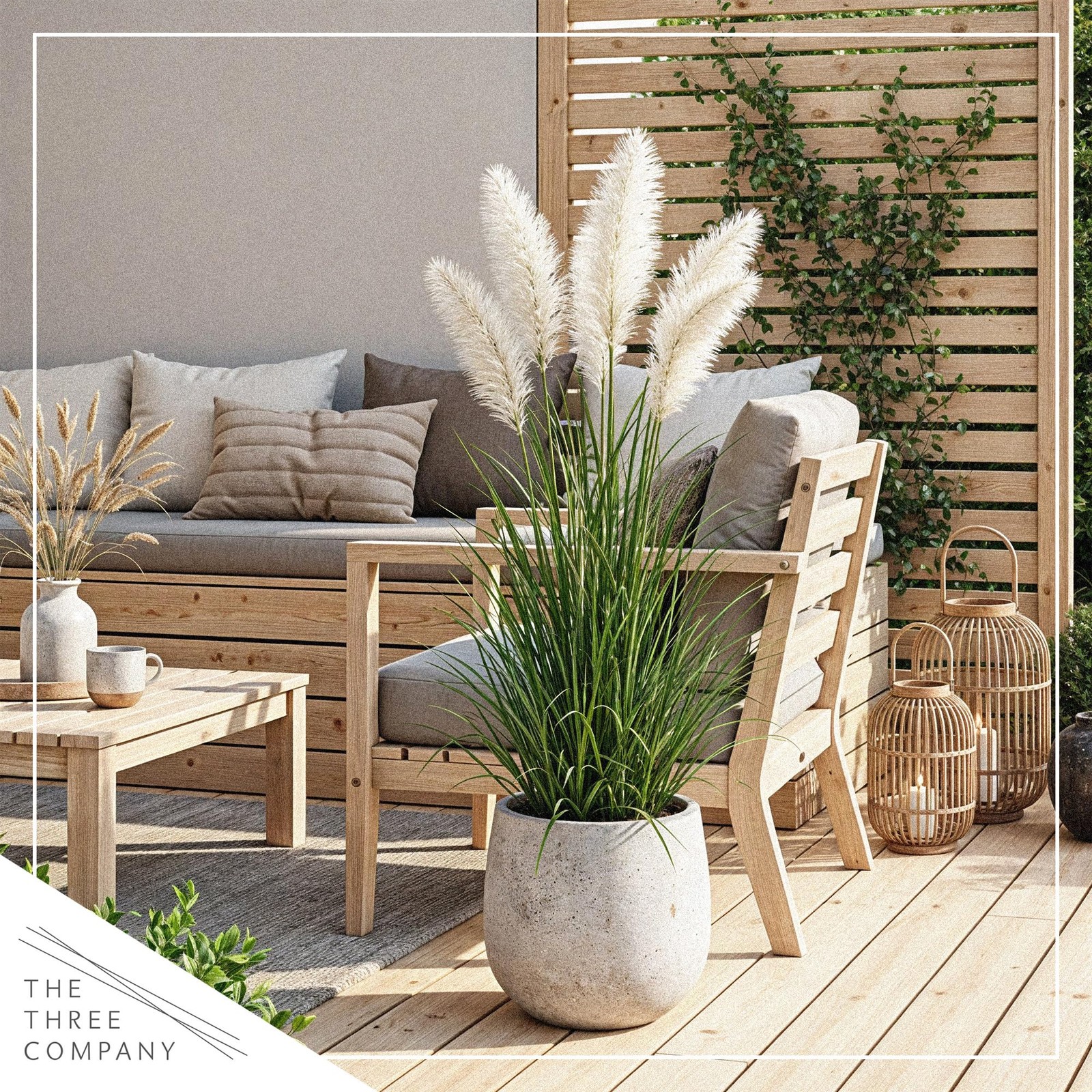 White Pampas Grass 2 Pack 10 Tall Perennial Accent Plant in 1.5 Qt Pot