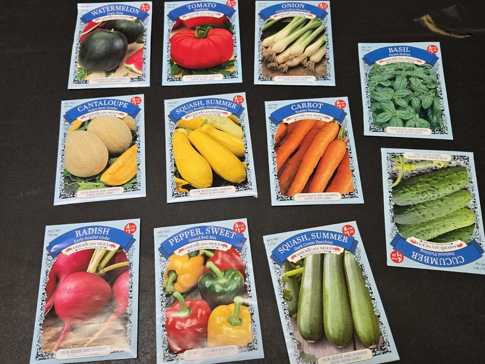 Mixed 12 Packs Vegetables Seeds (2)