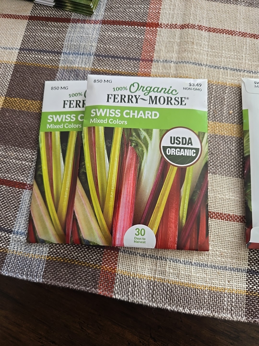 Ferry-Morse 2025 Seed Swiss Chard Mixed Colors 850 Mg