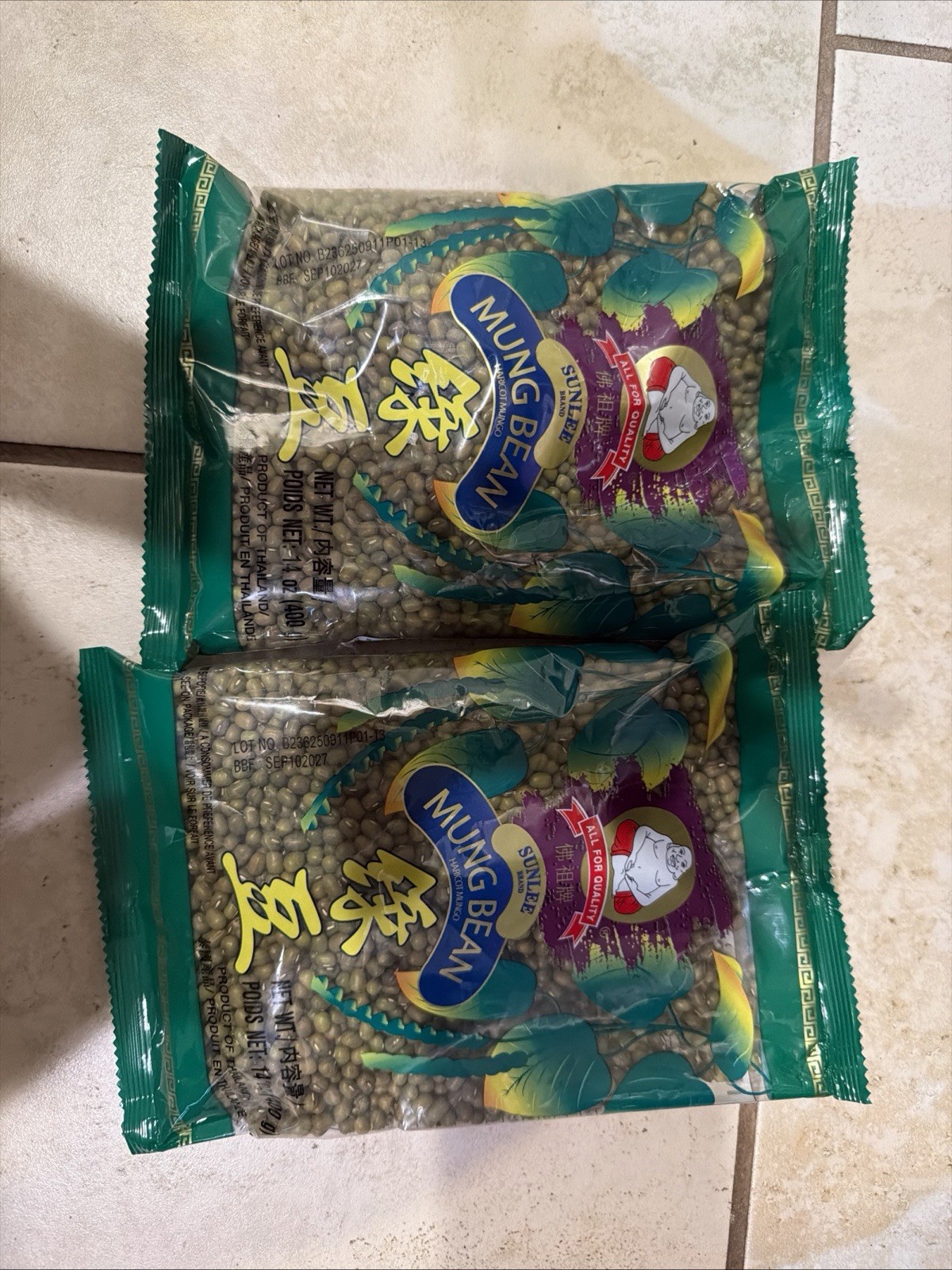 Sunlee Brand Mung Beans (monggo) 400g (pack Of 2)