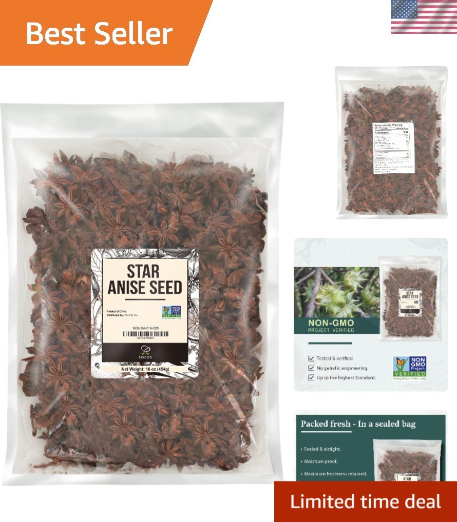 Authentic 16 oz Star Anise Seeds – A Taste of Tradition for Cooking & Baking