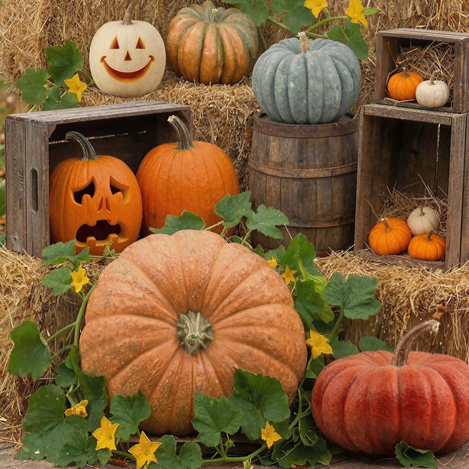 Seed Needs Pumpkin Seeds to Plant Specialty Spooky Blend | 10+ Premium Varieties
