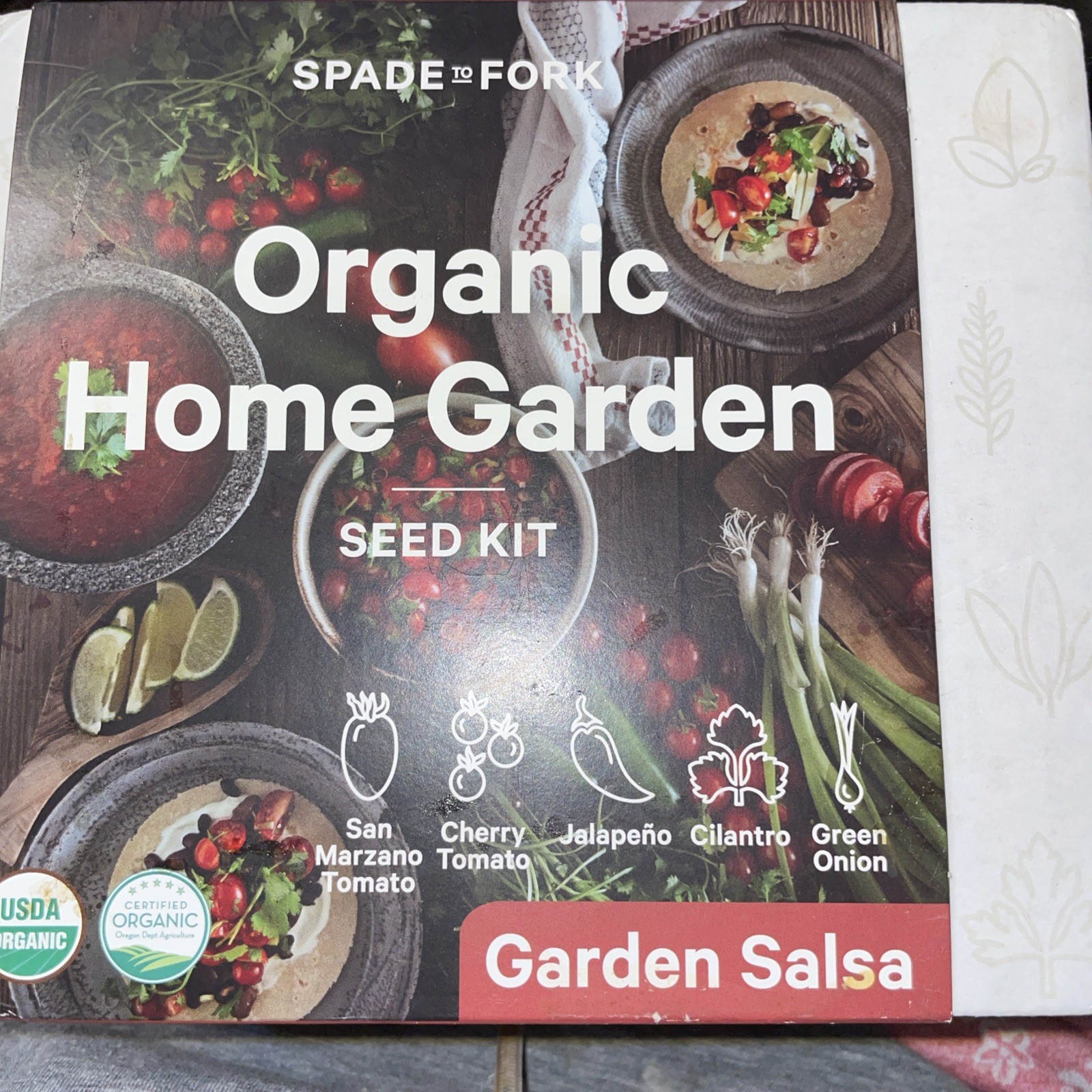 Spade To Fork Indoor Herb Garden Starter Kit Garden Salsa Organic