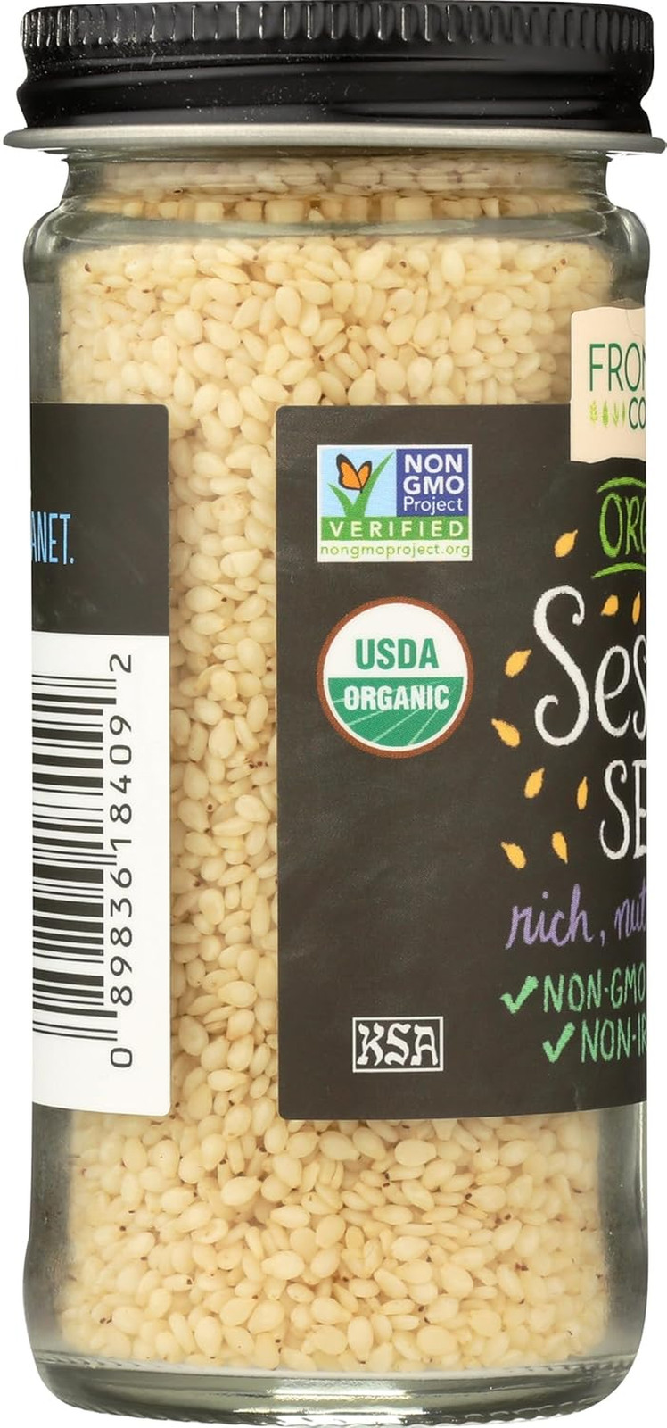 Organic Hulled Sesame Seed, 2.29 OZ