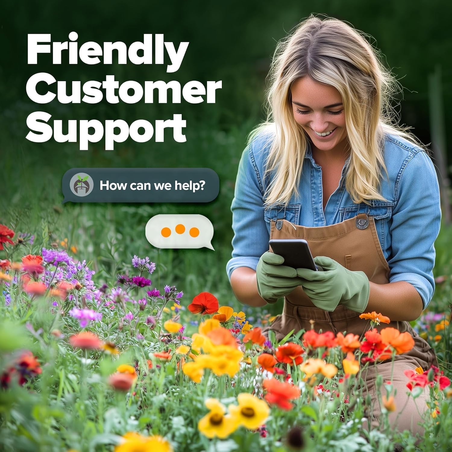 131,200+ Texas Wildflower Seeds | Eco-Friendly Pollinator Garden Mix